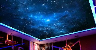 Натяжной потолок звездное небо Дзержинский, цена от 5199 руб.